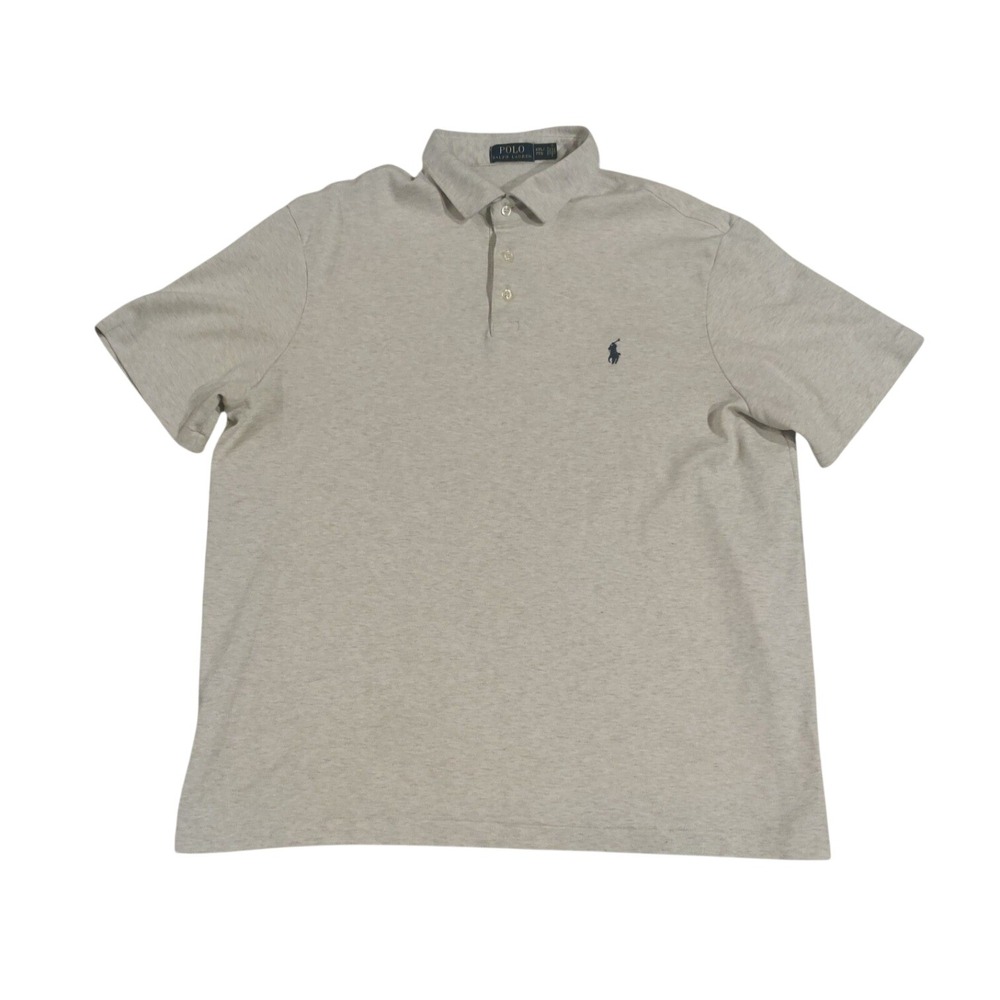 Polo Ralph Lauren Mens Shirt 2XL XXL‎ Gray Cotton